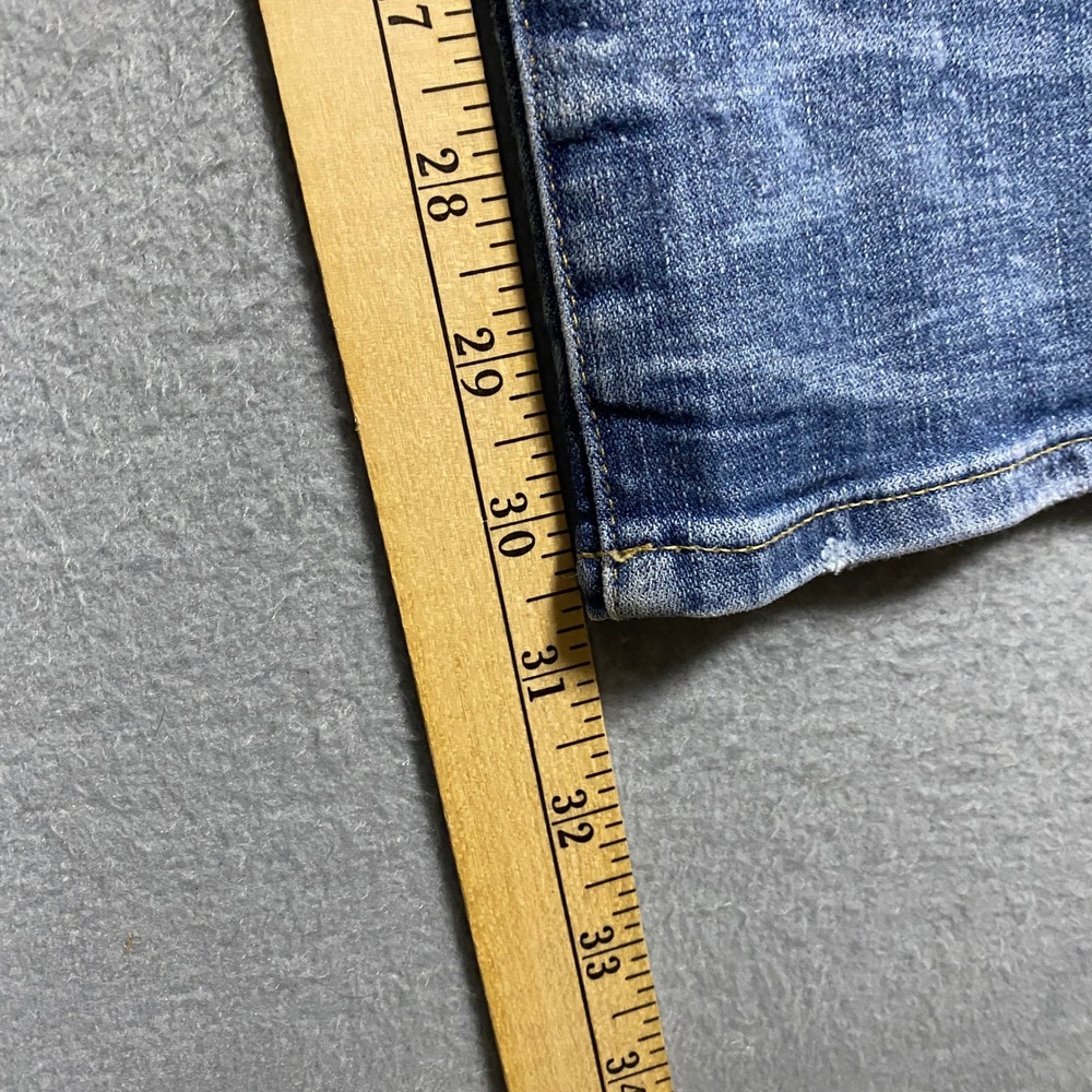 American Eagle Original Straight Jeans Mens 33x32 Blue Extreme Flex 4 Stretch - Picture 6 of 7
